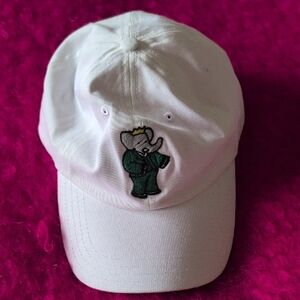 Rowing Blazers White Cap with Elephant Embroidery